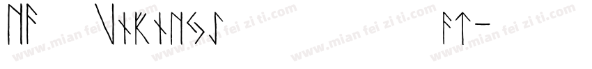 NFL Vikings 2013 Left字体转换